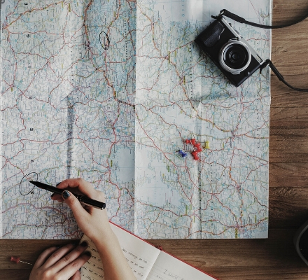 AGF's planned giving programs for churches are easy to navigate like the map shown here.